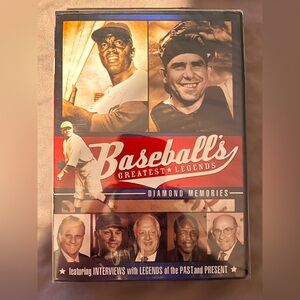 Baseball’s Greatest Legends DVD 2006 “DIAMOND MEMORIES” Most Historic Moments